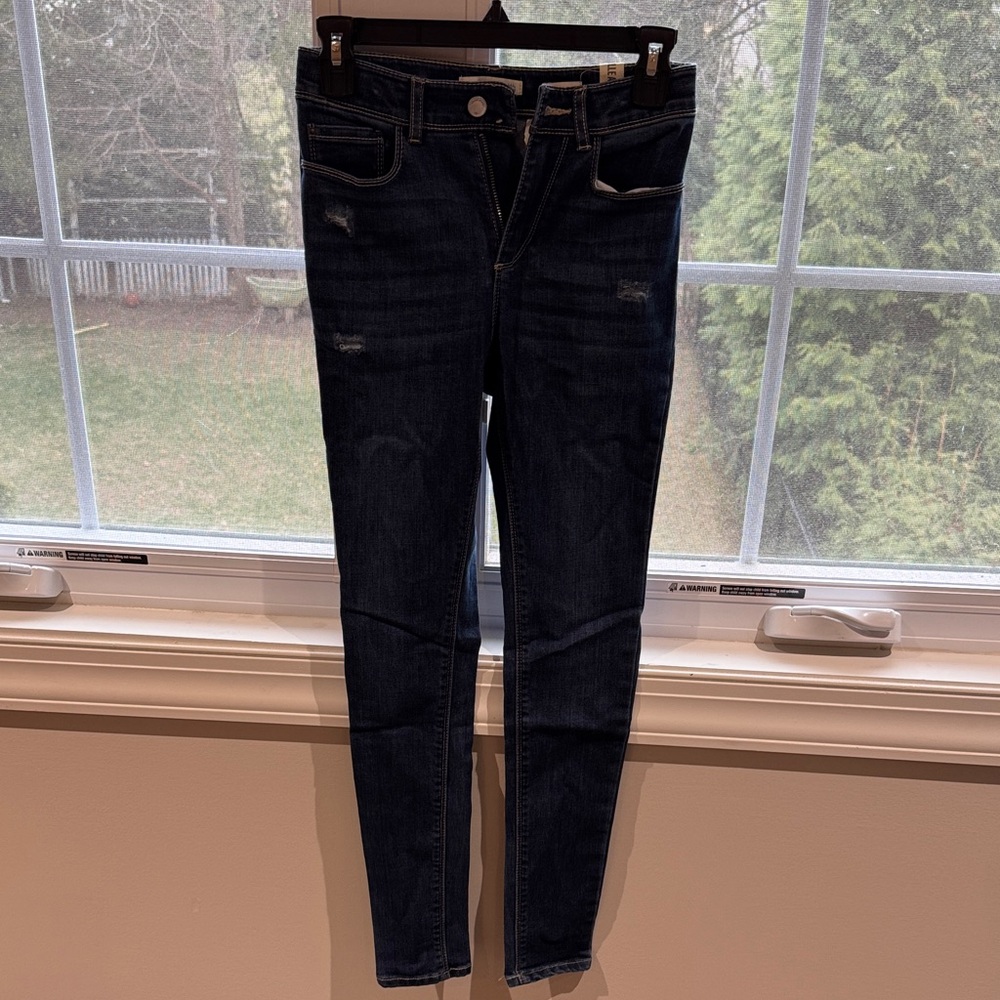 Ikks Girl’s Dark Indigo Skinny Jeans Size 22 waste (approx. 14-16 years old)